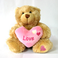 Pink Heart Teddy
